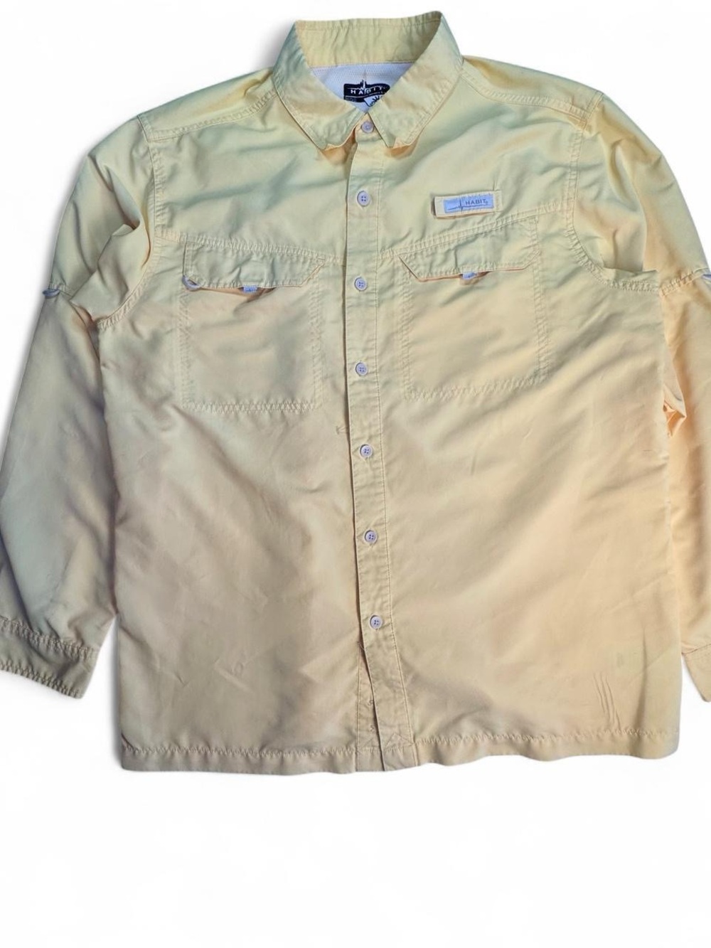 Habit Solar Factor 40+ Vented Long Sleeve Fishing Shirt Men's L Gorpcore Outdoor